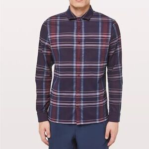 Lululemon Masons Peak Flannel shirt medium m euc